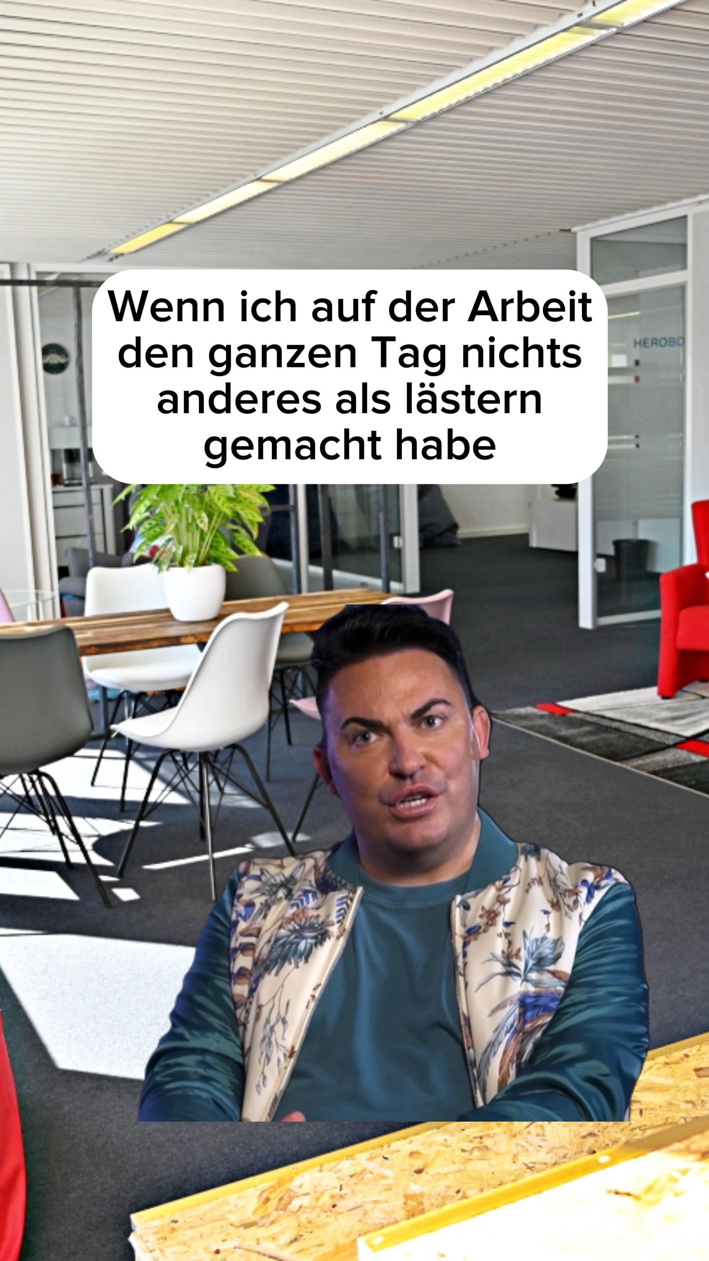 Ich lästere nicht