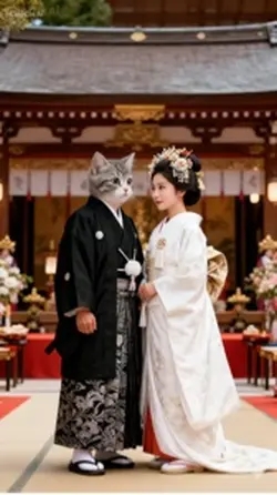 私猫と結婚しました
