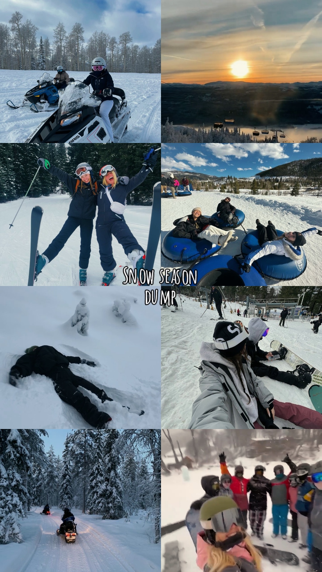 Snow season dump