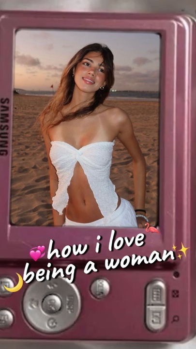 Me encanta ser una mujer.