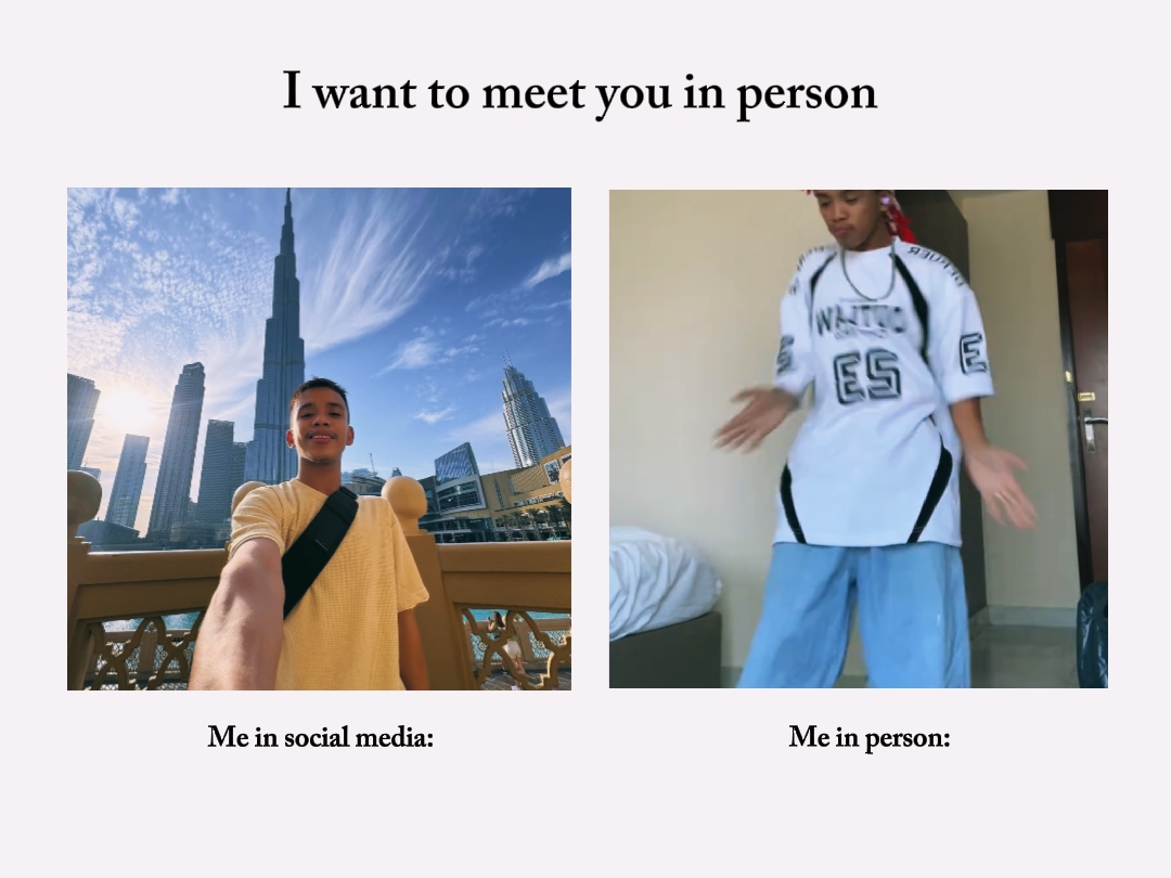 Conocerte en persona 