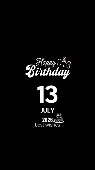 Selamat ulang tahun 