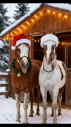 Pferde, Weihnachten
