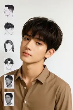 Men Haircuts AI