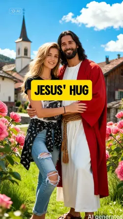 Jesus' hug
