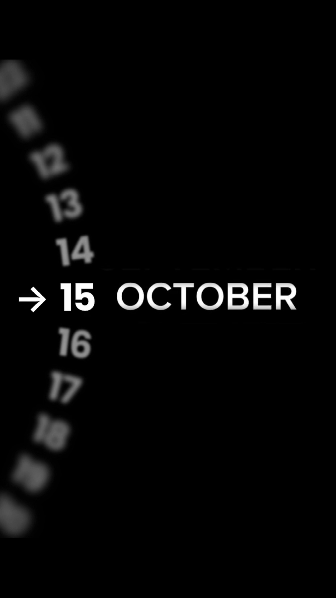 BIRTHDAY 15 OCTOBER 