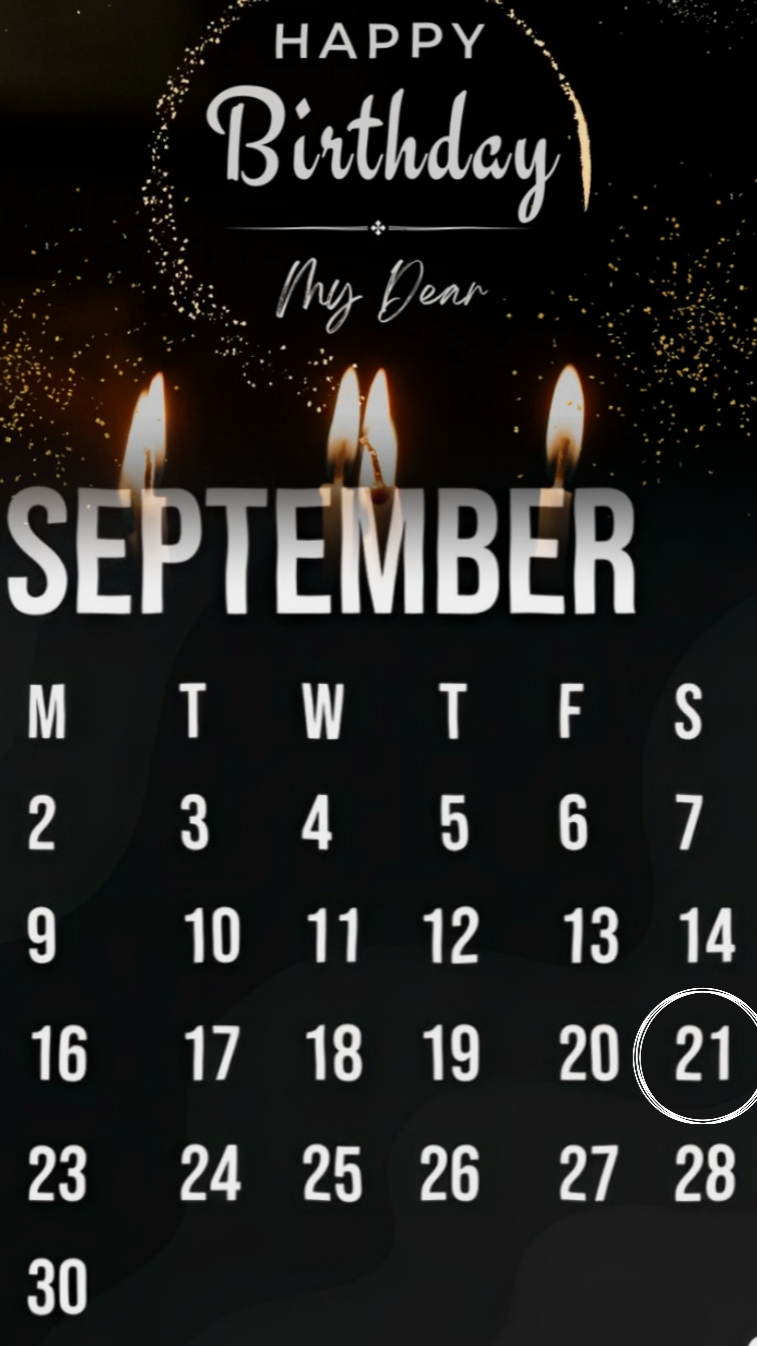 BRITHDAY 21 SEP 2024