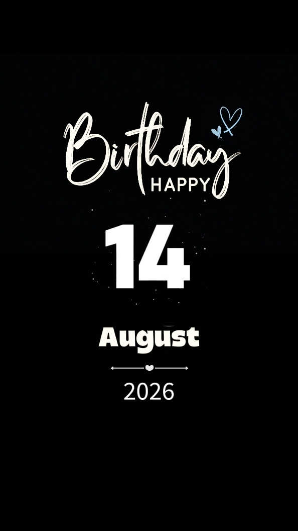 CUMPLEAÑOS 14 DE AGOSTO 