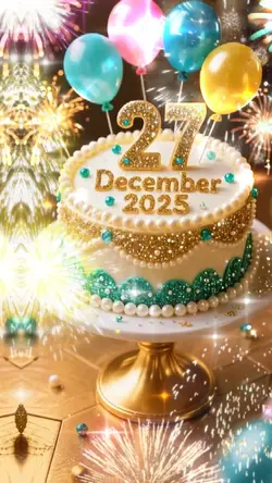 Birthday 27 Dec 2025
