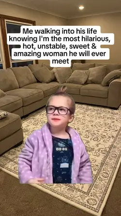 walking into his