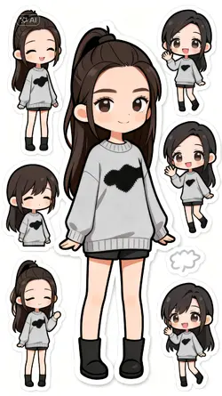 Chibi sticker 