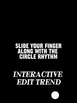 Slide your finger