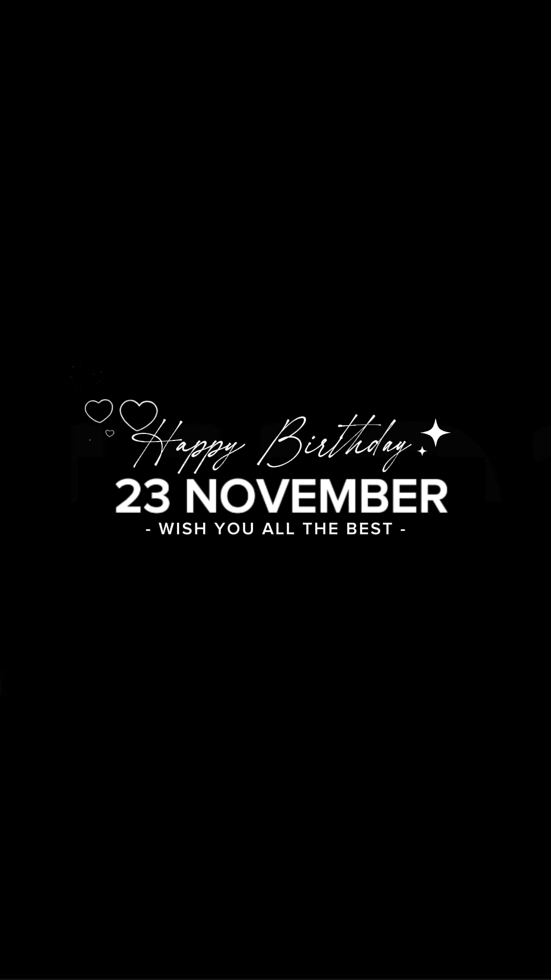 HBD 23 NOVEMBER