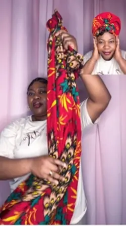 Ankara headwear styl