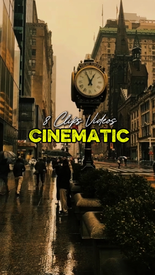 8 Clips Cinématique 