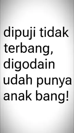 udah punya anak bang