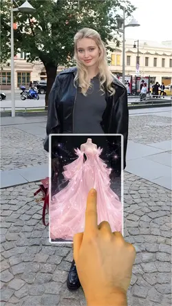 Pink Ball Gown AI
