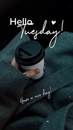Hello Tuesday 🤍