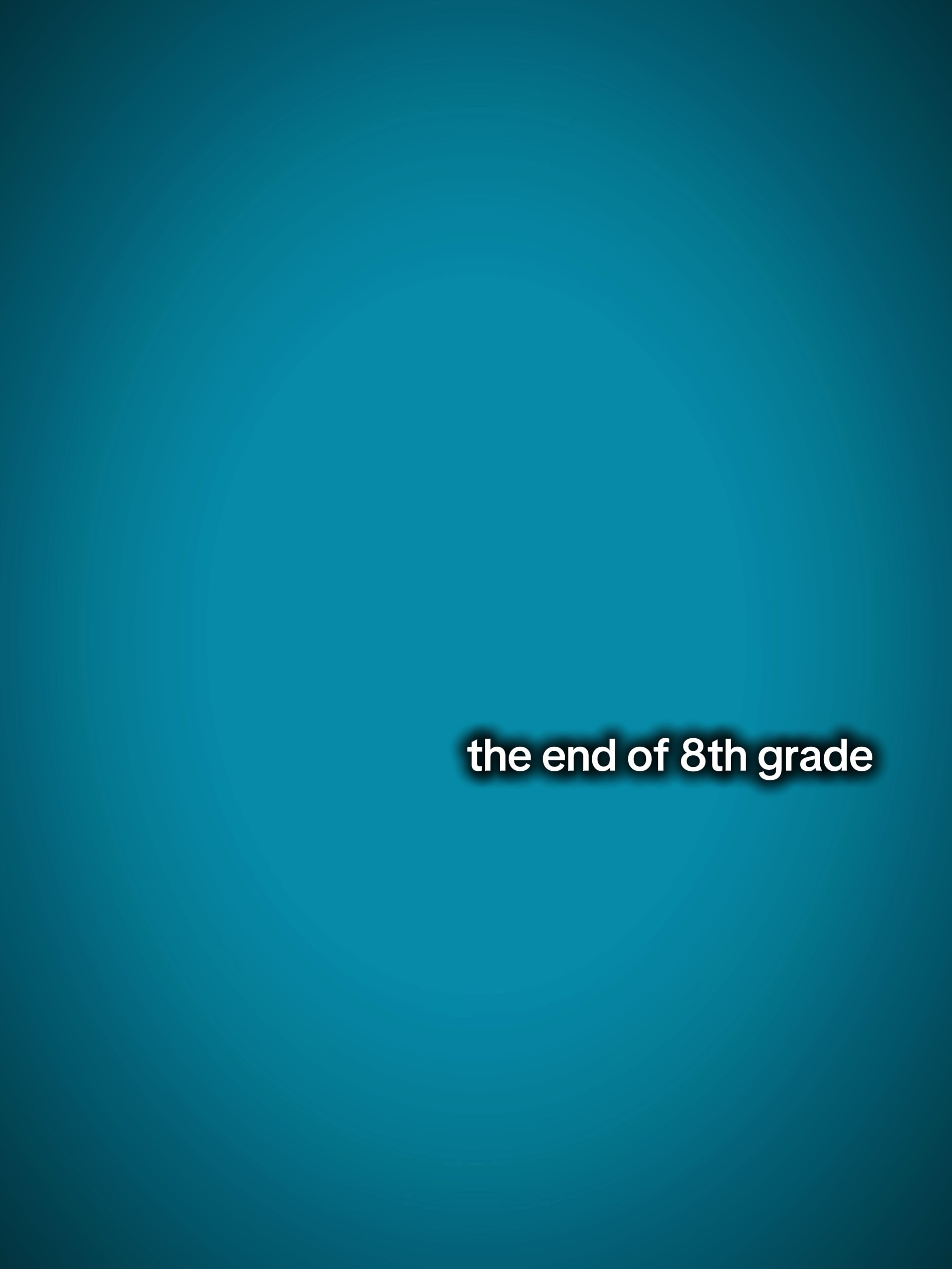 Fin de 8e année