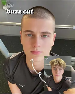 buzz cut hairstyle
