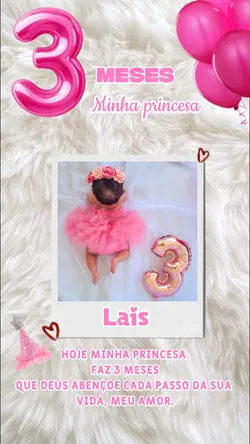 3 meses da princesa 