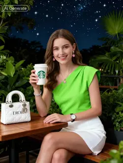 Starbucks photoshoot