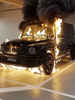 Voiture en feu