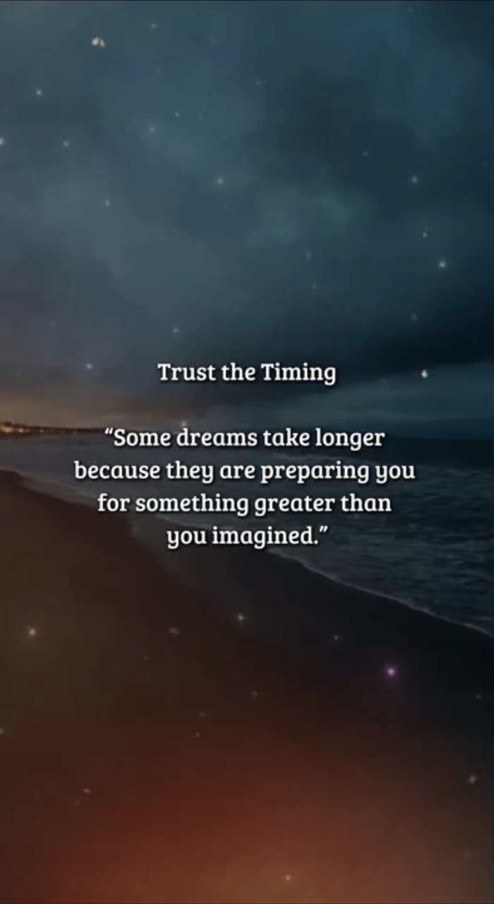 Magtiwala sa Timing

"S