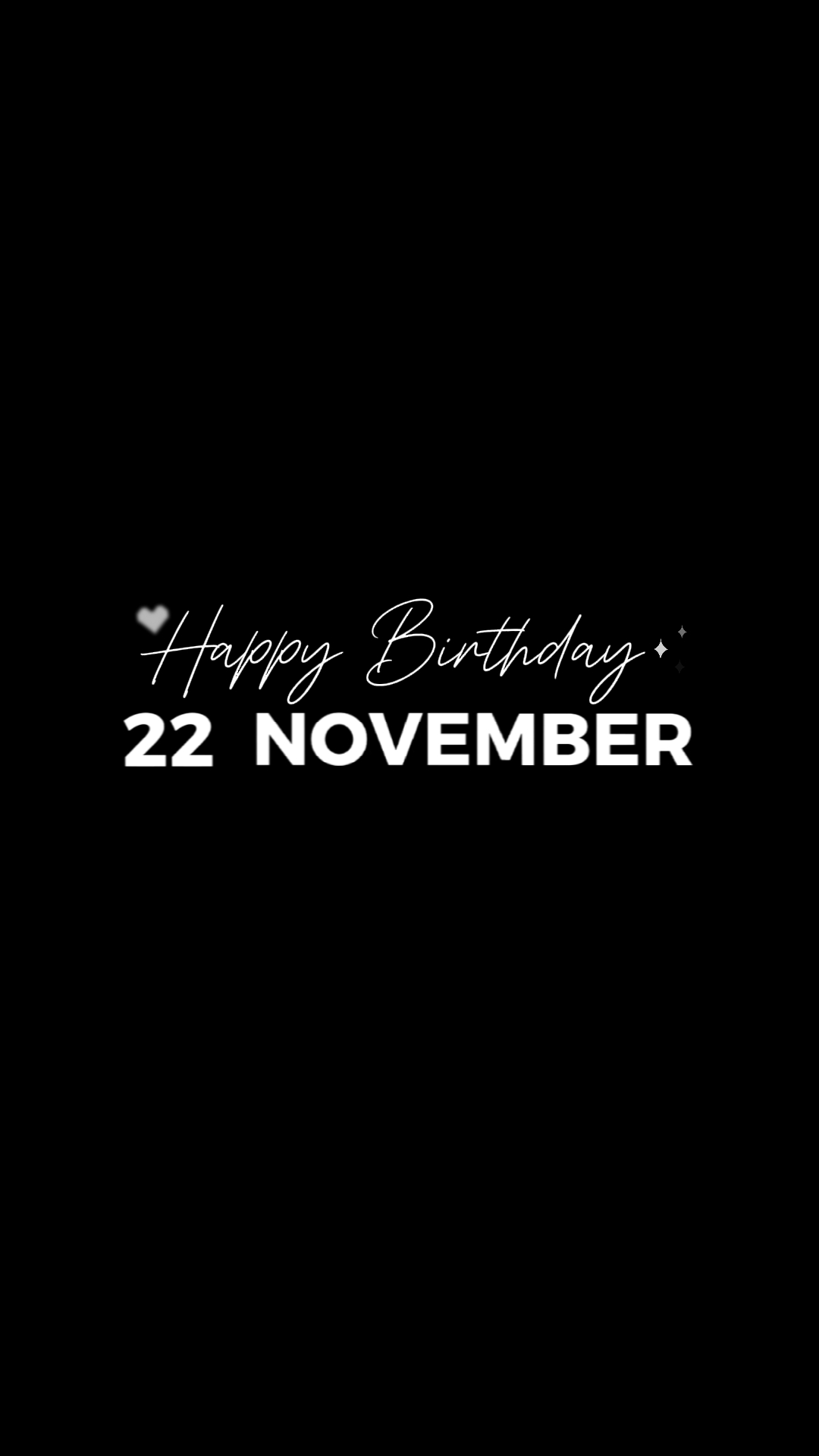 22 NOVEMBER BIRTHDAY