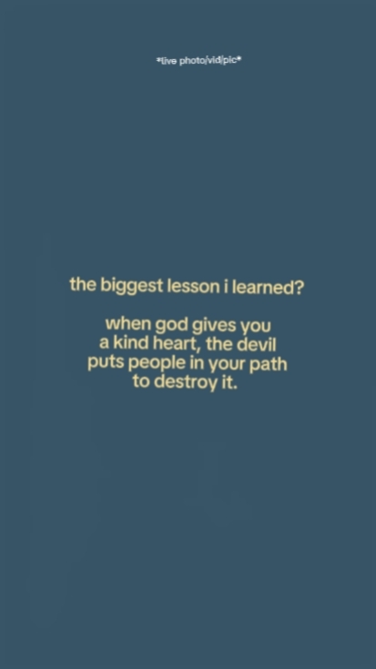 lesson I learned