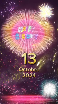 birthday 13 oct 2024