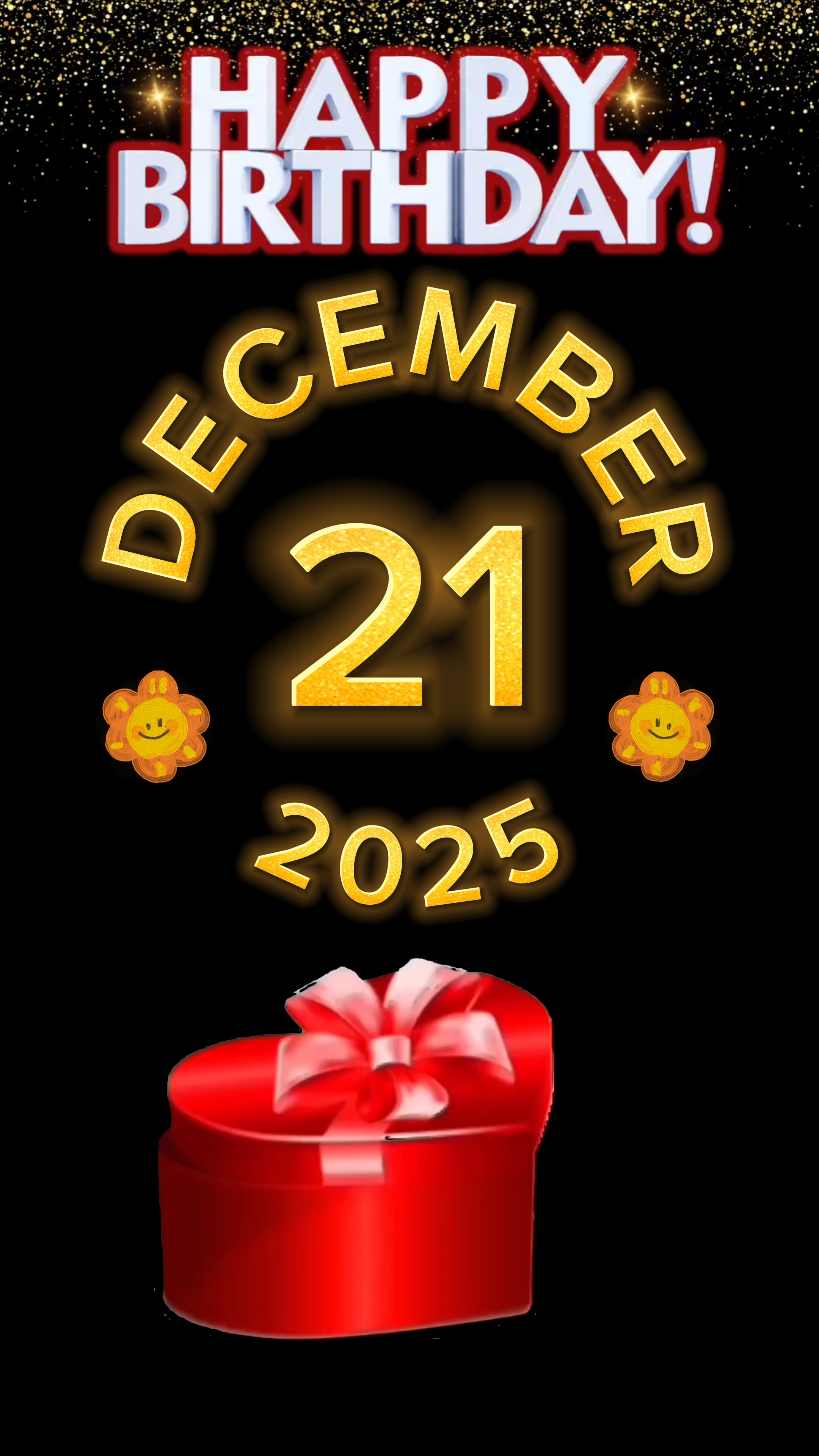 Birthday 21 Dec 2025