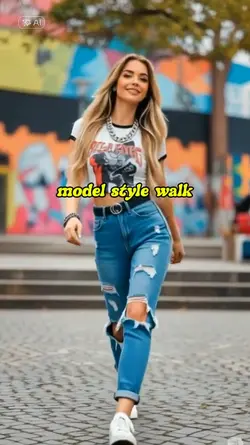 model style walk