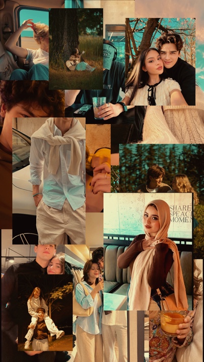 Collage de pareja