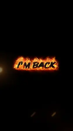 I'm back