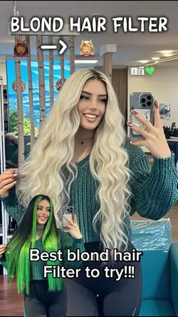 Blond hair filter