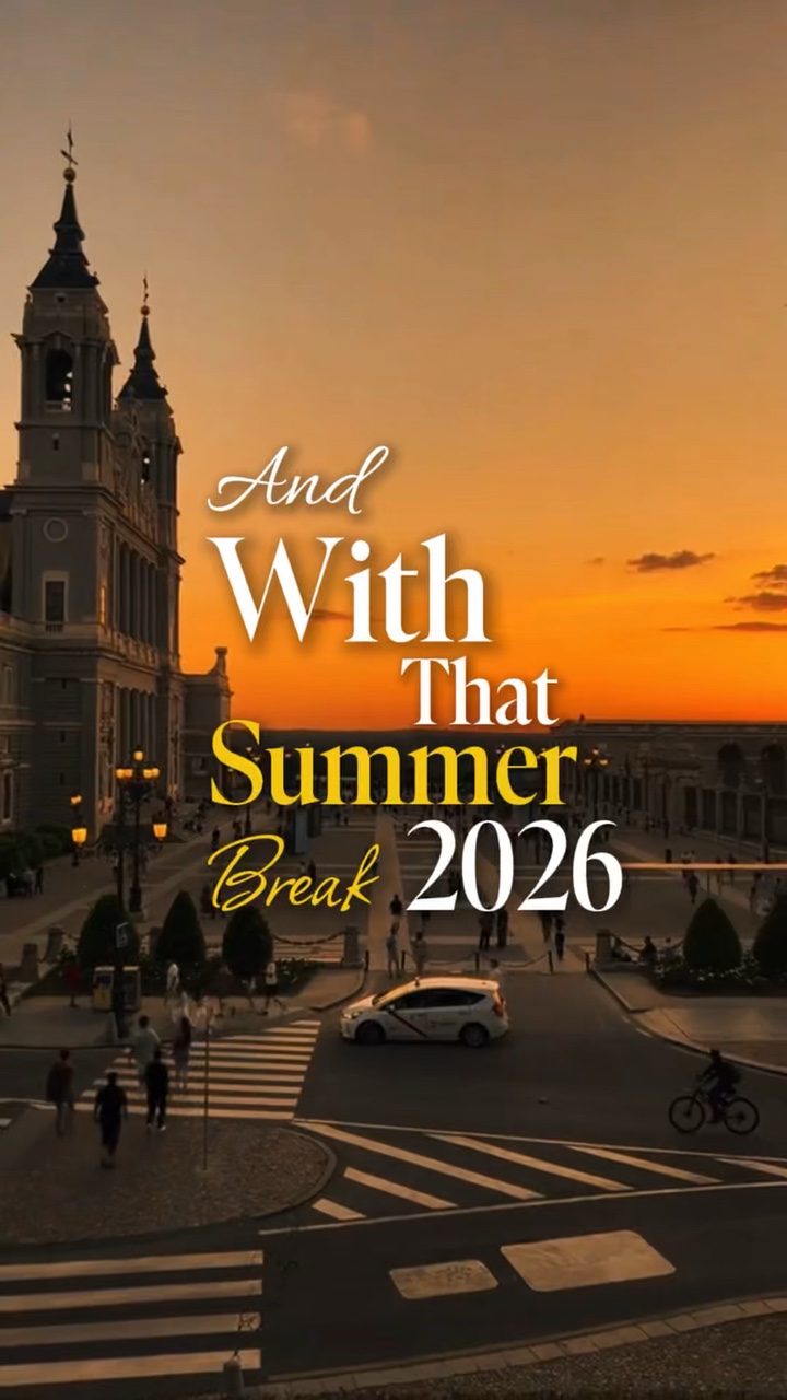End of summer break!