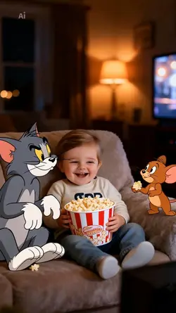 WITH TOM AND JERRY
