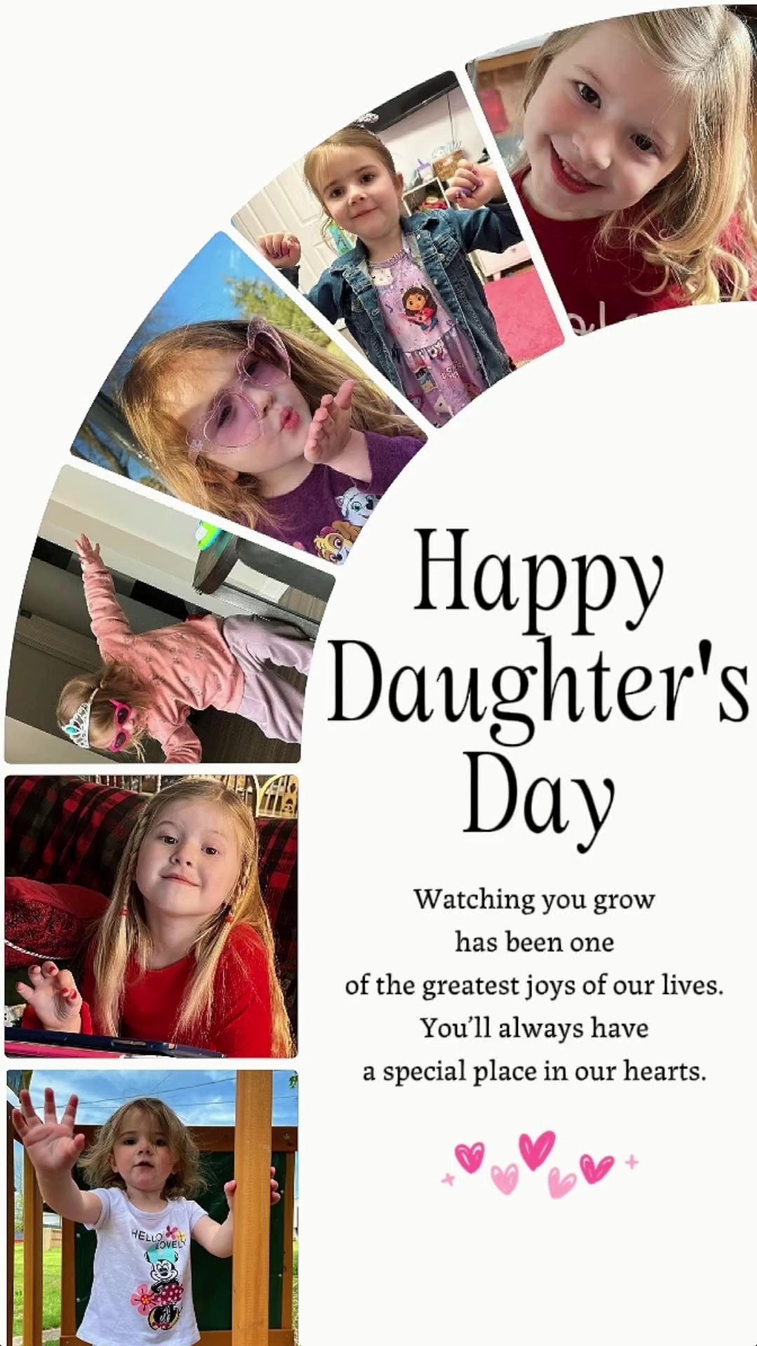 Feliz dia da filha