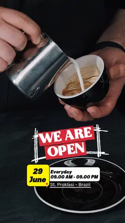 WE ARE OPEN
