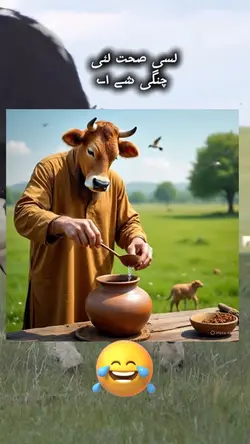 دودھ وچ پانی🤣