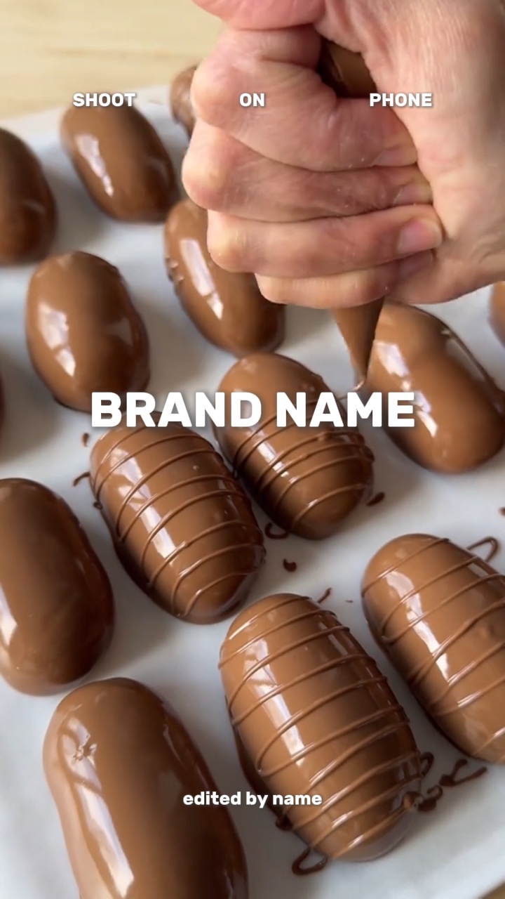 Snack-Video-Vorlage