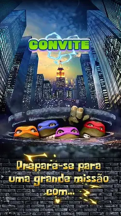 Convite Ninjas
