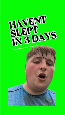 NO SLEEP IN 3 DAYS 
