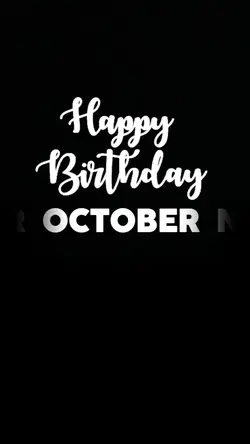 October Birthday 