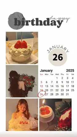 26 JANUARY BIRTHDAY