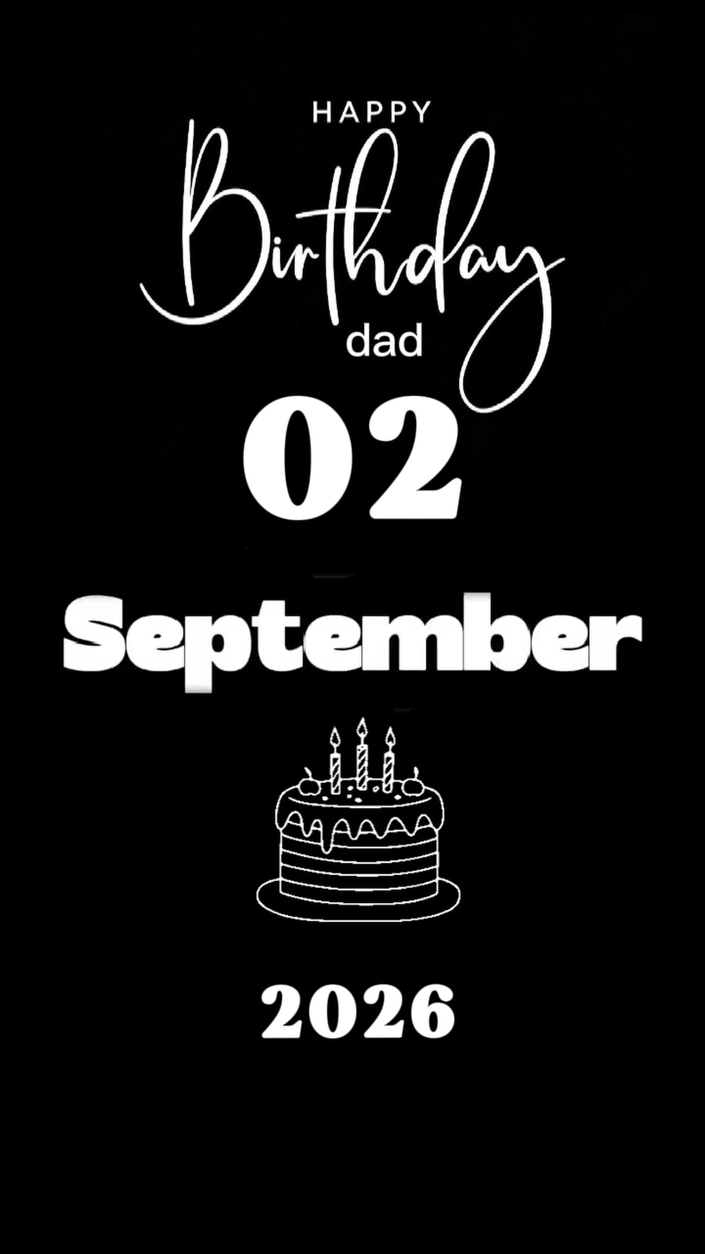 CUMPLEAÑOS PAPÁ 2 DE SEPTIEMBRE