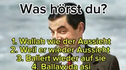 Was hörst du