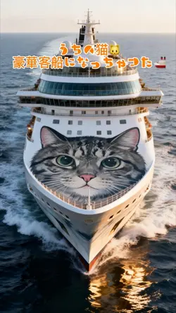 うちの猫が、豪華客船になっちゃった