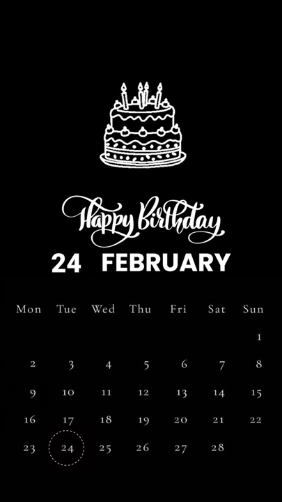 HBD 24 DE FEBRERO DE 2026